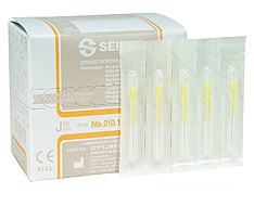 Aiguilles Acupuncture Marque Seirin Type J Poignée En Plastique Avec Guide Aiguilles Acupuncture Marque Seirin Type J Poignée En Plastique Avec Guide