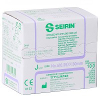 Aiguilles Seirin Type J avec manche plastique avec guide 0,25x30 mm (couleur violet) Aiguilles Seirin Type J avec manche plastique avec guide 0,25x30 mm (couleur violet)