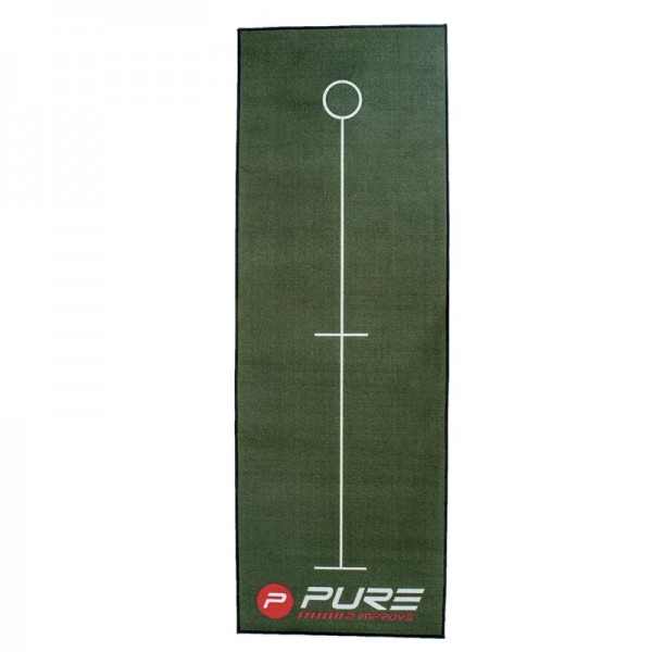 Tapis d'entraînement Golf Pure2Improve : Simule les conditions réelles de putting green (80 x 237 cm)