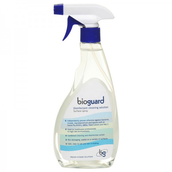 Désinfectant pour surfaces Bioguard en format pulvérisateur 1 litre