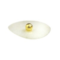Boules d'auriculothérapie métalliques plaquées or avec adhésif transparent (300 unités) Boules d'auriculothérapie métalliques plaquées or avec adhésif transparent (300 unités)