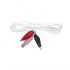 Câble avec pinces crocodiles 3,5 cm : compatible avec l'électrostimulateur d'acupuncture ITO ES-130 Câble avec pinces crocodiles 3,5 cm : compatible avec l'électrostimulateur d'acupuncture ITO ES-130
