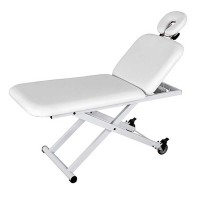 Table de massage et de beauté électrique Latis : Avec deux corps et un moteur qui régule la hauteur