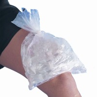 Clear Ice Bag: rouleau de sacs en plastique jetables pour glaçons (1000 unités)
