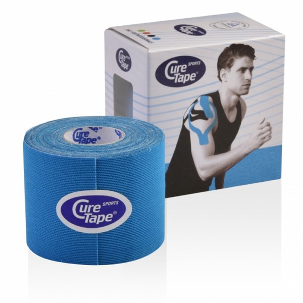 Cure Tape Sports 5 cm x 5 m Couleur Bleu: Nouveau bandage pour le sport Cure Tape Sports 5 cm x 5 m Couleur Bleu: Nouveau bandage pour le sport