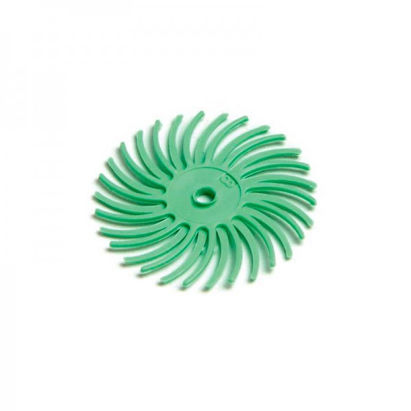Disque sunburst vert clair 22 mm : grain d'un micron dedeco (48 unités)