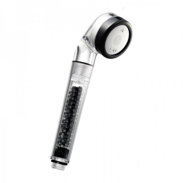 Eco-douche d'ions et de rayons infrarouges CE: Nettoie, tonifie et hydrate la peau et les cheveux Eco-douche d'ions et de rayons infrarouges CE: Nettoie, tonifie et hydrate la peau et les cheveux