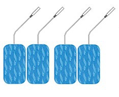Connexion des câbles d'électrodes adhésives