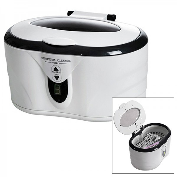 Stérilisateur à ultrasons UltraPure : idéal pour nettoyer et stériliser les instruments (capacité de 1,2 litre) Stérilisateur à ultrasons UltraPure : idéal pour nettoyer et stériliser les instruments (capacité de 1,2 litre)