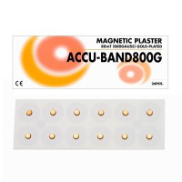 Aimant Accu-Band Plaqué Or 800 gauss : Diamètre 5mm (24 unités)