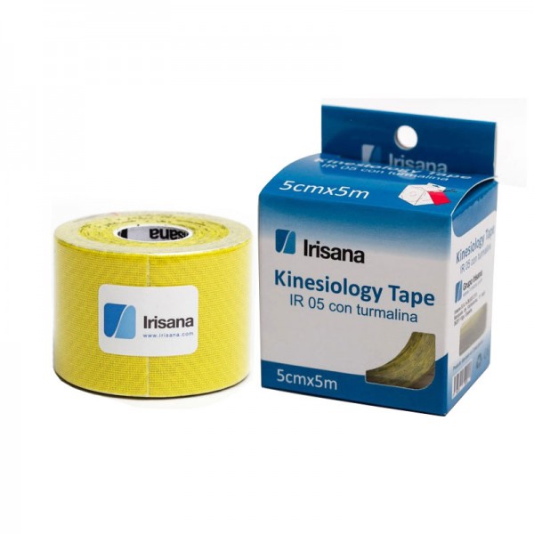 Kinesiology Tape Irisana avec tourmaline jaune 5cmx5m Kinesiology Tape Irisana avec tourmaline jaune 5cmx5m