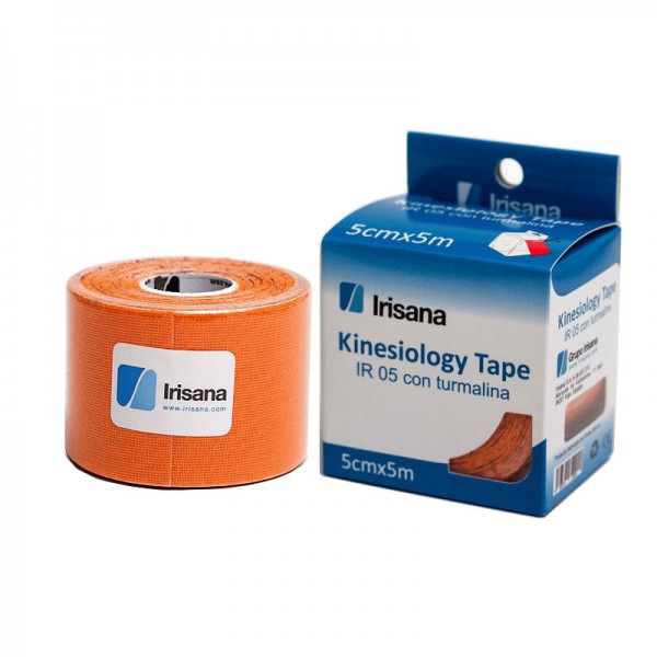 Kinesiology Tape Irisana avec tourmaline orange 5cmx5m Kinesiology Tape Irisana avec tourmaline orange 5cmx5m