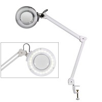 Expand Lampe loupe à lumière froide LED avec trois grossissements (base de fixation par pince) Expand Lampe loupe à lumière froide LED avec trois grossissements (base de fixation par pince)