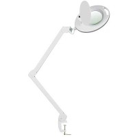 Lampe loupe Mega Cold Light LED avec cinq grossissements (base de fixation à pince) Lampe loupe Mega Cold Light LED avec cinq grossissements (base de fixation à pince)