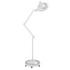 Lampe loupe LED à lumière froide Mega avec 5 grossissements (base roulante) Lampe loupe LED à lumière froide Mega avec 5 grossissements (base roulante)