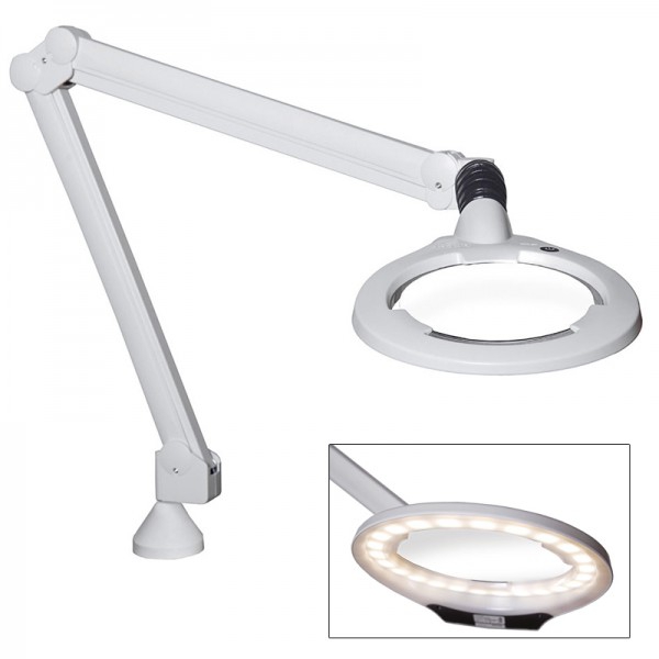 Lampe loupe Circus LED 10W à cinq dioptries : une qualité de lumière extrême pour les travaux les plus exigeants