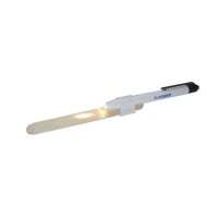 Lampe de poche de poche stylo-blanc avec support abaisseur (couleur blanche)