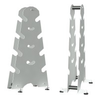 Lot d'haltères de 0,5 à 3Kg avec support métallique (Comprenant paire d'haltères de 0,5kg, 1kg, 2kg, 3kg) Lot d'haltères de 0,5 à 3Kg avec support métallique (Comprenant paire d'haltères de 0,5kg, 1kg, 2kg, 3kg)