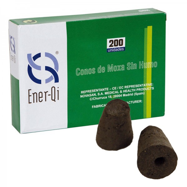 Moxa pour aiguille chaude en cône sans fumée (200 unités)