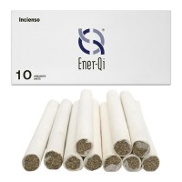 Moxa d'armoise pure avec fumée "Qing ai tiao" Ener-Qi (10 unités): Idéal pour la moxibustion indirecte Moxa d'armoise pure avec fumée "Qing ai tiao" Ener-Qi (10 unités): Idéal pour la moxibustion indirecte