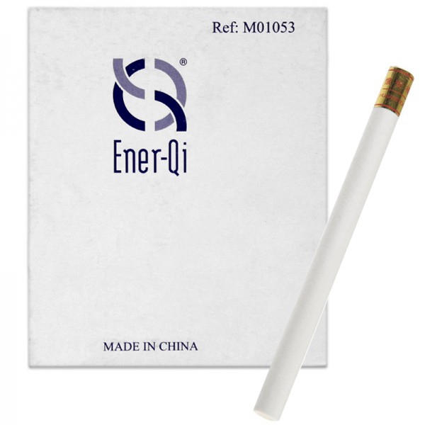 Moxa en mini armoise pure avec fumée Ener-Qi (20 unités): Idéal pour la moxibustion indirecte