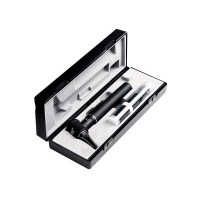 Otoscope de poche à fibre optique Riester ri-mini® XL 2,5 V dans un étui (noir)