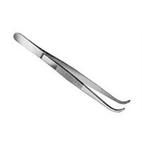 Pince à disséquer 13 cm A/A courbe : Idéal pour auriculothérapie (acier inoxydable) Pince à disséquer 13 cm A/A courbe : Idéal pour auriculothérapie (acier inoxydable)