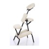 Chaise multifonction pliable de massage Kinefis Relax (couleurs crème et noir)