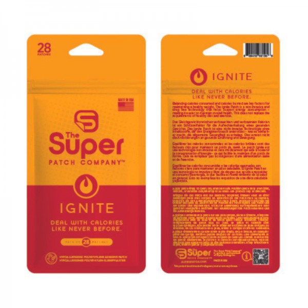 Ignite Super Patch - Pack de 28 patchs : La stimulation vibrotactile aide à maintenir un poids santé Ignite Super Patch - Pack de 28 patchs : La stimulation vibrotactile aide à maintenir un poids santé