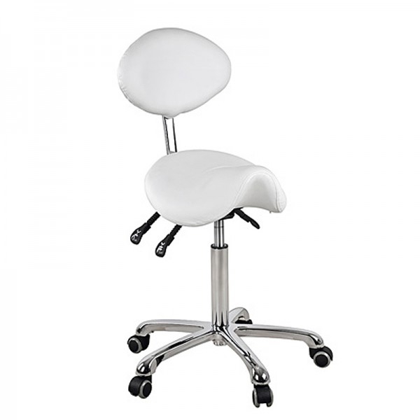 Tabouret de beauté Dynamic Pony Type : Design ergonomique et élégant et trois pistons qui régulent la hauteur et l'inclinaison du dossier et de l'assise Tabouret de beauté Dynamic Pony Type : Design ergonomique et élégant et trois pistons qui régulent la hauteur et l'inclinaison du dossier et de l'assise