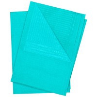 Serviettes non stériles plastifiées 50 x 50 cm (couleur bleu)