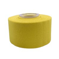 Tape Kinefis Excellent 3.75cm x 10m : Bandage sportif inélastique (couleur jaune)