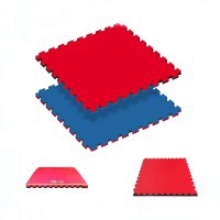 Puzzle Tatami Réversible Kinefis coloris bleu - rouge (épaisseur 40 mm)