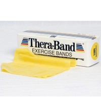 Thera Band 5,5 mètres: Rubans en latex à résistance douce - Couleur jaune
