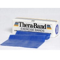 Thera Band 5,5 mètres : Rubans en latex à résistance extra-forte - Couleur bleue