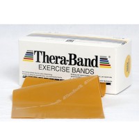 Thera Band 5,5 mètres : Rubans spéciaux en latex à forte résistance - Couleur or