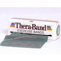 Thera Band 5,5 mètres : Rubans en latex à forte résistance - Couleur verte