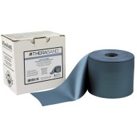 Thera Band Latex Free 22,9 mètres : Rubans de résistance athlétique sans latex - Couleur argent Thera Band Latex Free 22,9 mètres : Rubans de résistance athlétique sans latex - Couleur argent