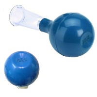 Ventouse avec poire en caoutchouc individuelle en plastique (tailles disponibles) Ventouse avec poire en caoutchouc individuelle en plastique (tailles disponibles)