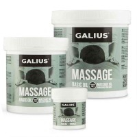 Huile de massage de base Galius : pour tous les types de massages avec un léger arôme de romarin