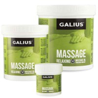 Huile de massage relaxante Galius : pour tous les types de massage avant et après l'effort