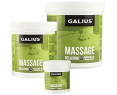 Huiles solides pour massage Galius