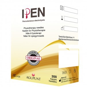 Aiguille Agupunt IPEN : Les seules aiguilles spécifiques pour travailler la technique d'électrolyse percutanée thérapeutique (200 unités)
