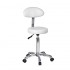 Tabouret Fast Plus avec dossier: Design ergonomique, base chromée à cinq roues et hauteur réglable - Couleur: Blanc - Référence: <strong>A26.1023AB2</strong> Tabouret Fast Plus avec dossier: Design ergonomique, base chromée à cinq roues et hauteur réglable - Couleur: Blanc - Référence: <strong>A26.1023AB2</strong>