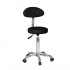 Tabouret Fast Plus avec dossier: Design ergonomique, base chromée à cinq roues et hauteur réglable - Couleur: Noir - Référence: <strong>A12.1023AB2</strong> Tabouret Fast Plus avec dossier: Design ergonomique, base chromée à cinq roues et hauteur réglable - Couleur: Noir - Référence: <strong>A12.1023AB2</strong>