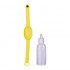 Bracelet en gel hydroalcoolique rechargeable avec flacon distributeur cadeau (différentes couleurs disponibles) - Couleur: Jaune - 