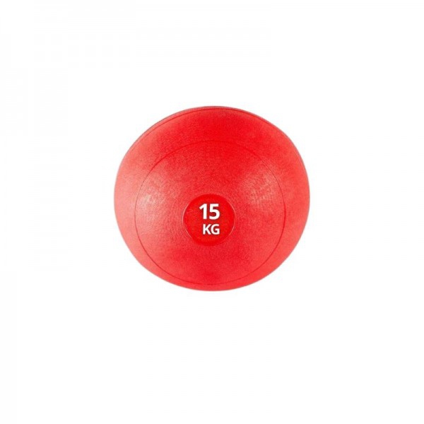 Slam Ball Kinefis Medicine Ball : Balle en caoutchouc avec du sable à l'intérieur (poids disponible : 15 kg - couleur rouge) DERNIÈRES UNITÉS !