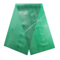 Thera Band 1,5 mètres : Rubans de latex résistants verts - Couleur forte