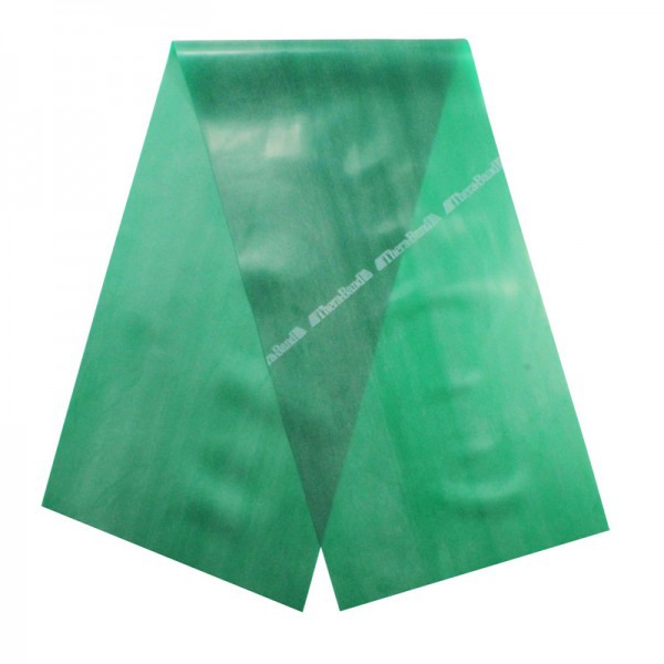 Thera Band 1,5 mètres : Rubans de latex résistants verts - Couleur forte