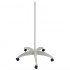 Base roulante sur pied 8,8 kg. Pour lampes de grossissement, d'examen et infrarouges Base roulante sur pied 8,8 kg. Pour lampes de grossissement, d'examen et infrarouges